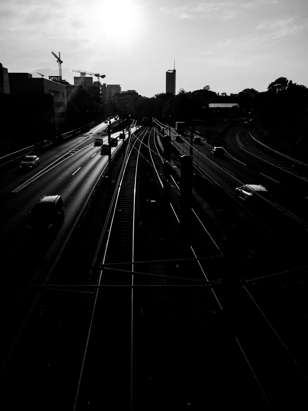 Foto: Gleise an der Savignystraße