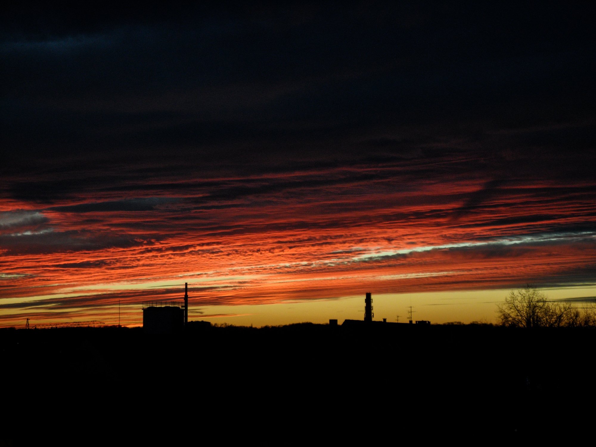 Foto: Sonnenuntergang über Bickendorf