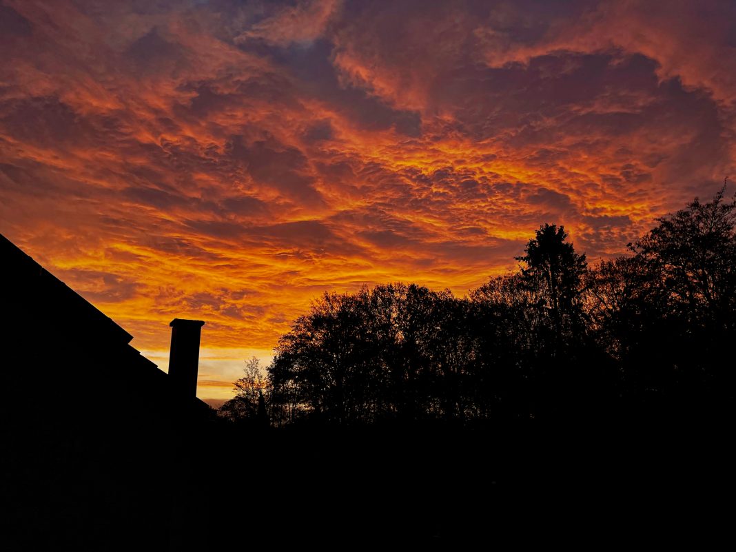 Sonnenaufgang über Spich