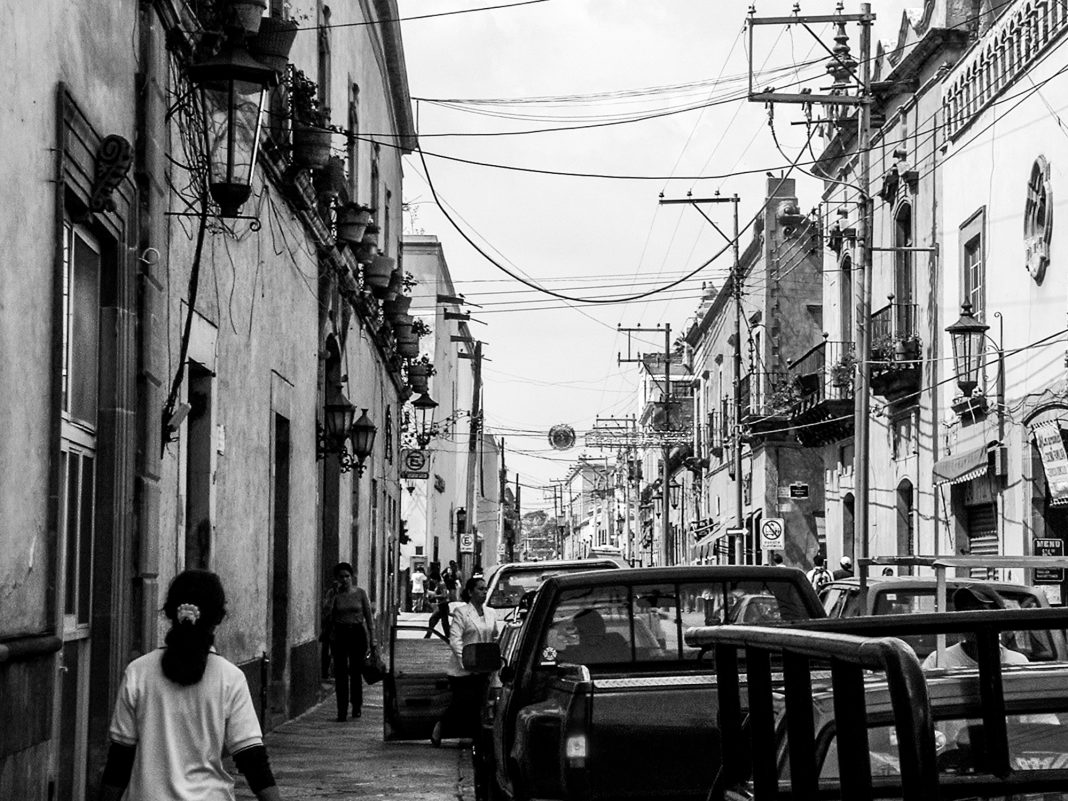 Foto: Straßenszene in Querétaro