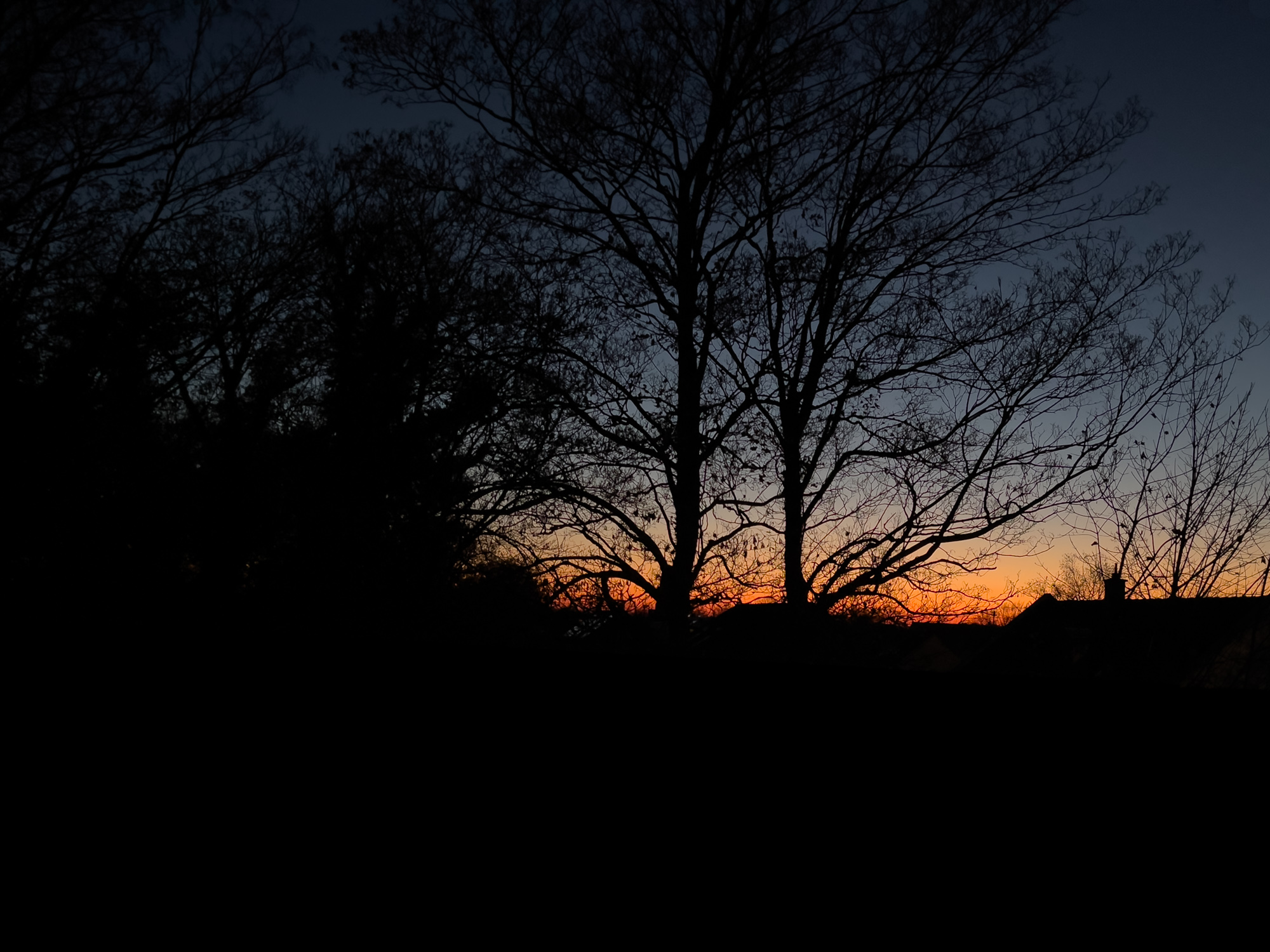 Foto: Sonnenuntergang über Spich