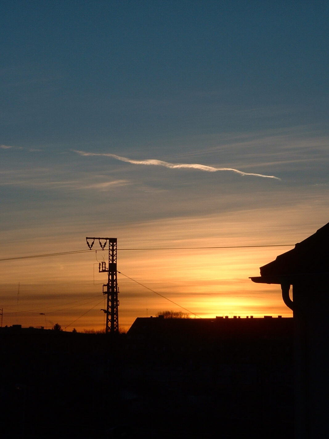 Foto: Sonnenuntergang in Münster